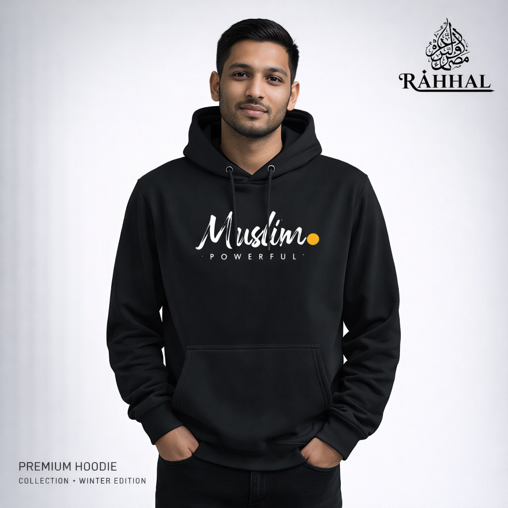 Men's islamic hoodie: Black
