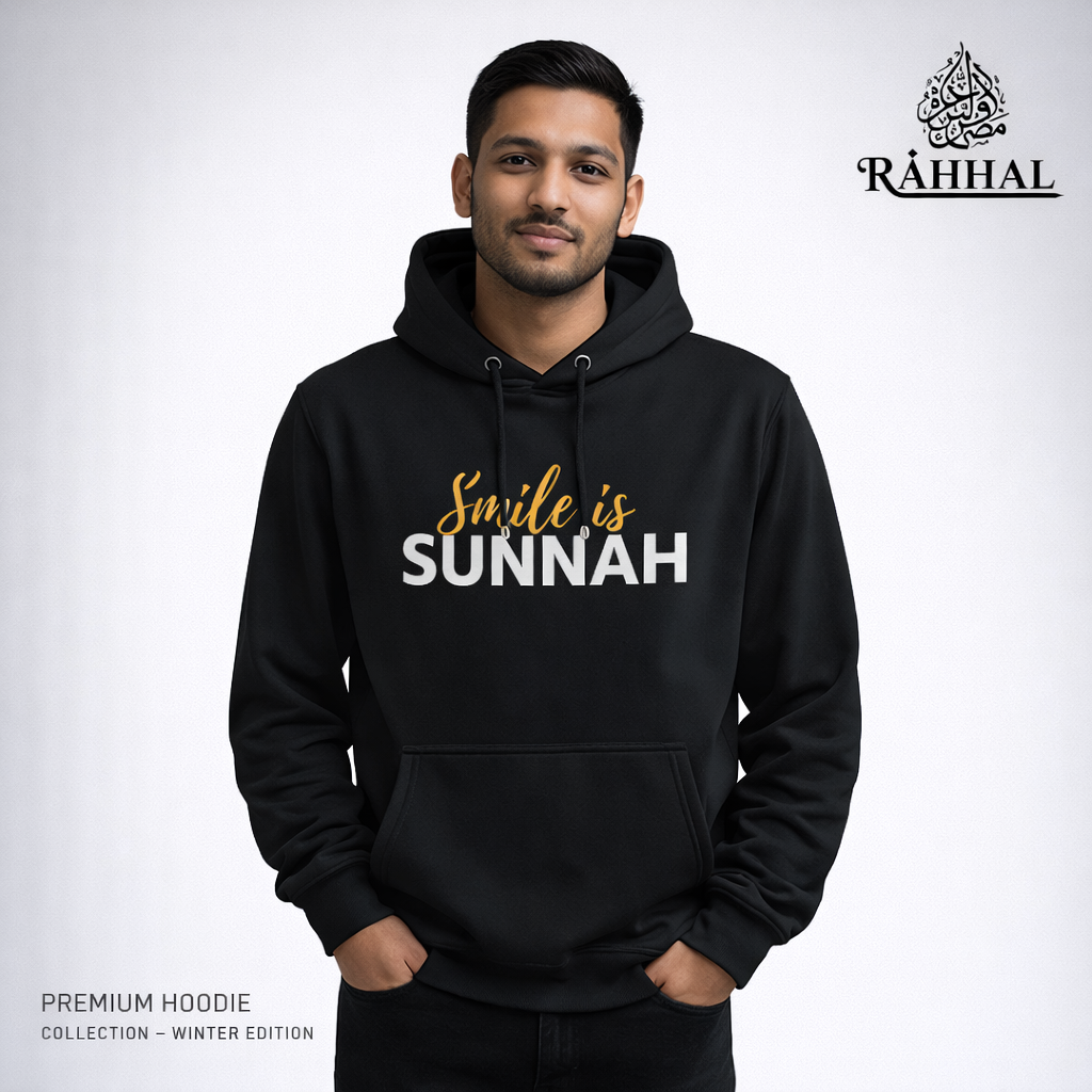 Men's islamic hoodie: Black