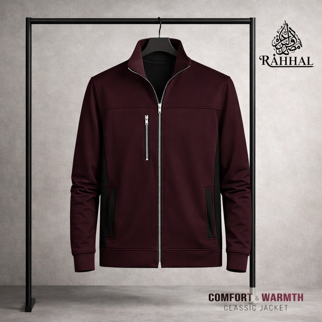 Men's Premium stylish Jacket (Maroon)