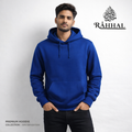 Men's solid colour hoodie: blue