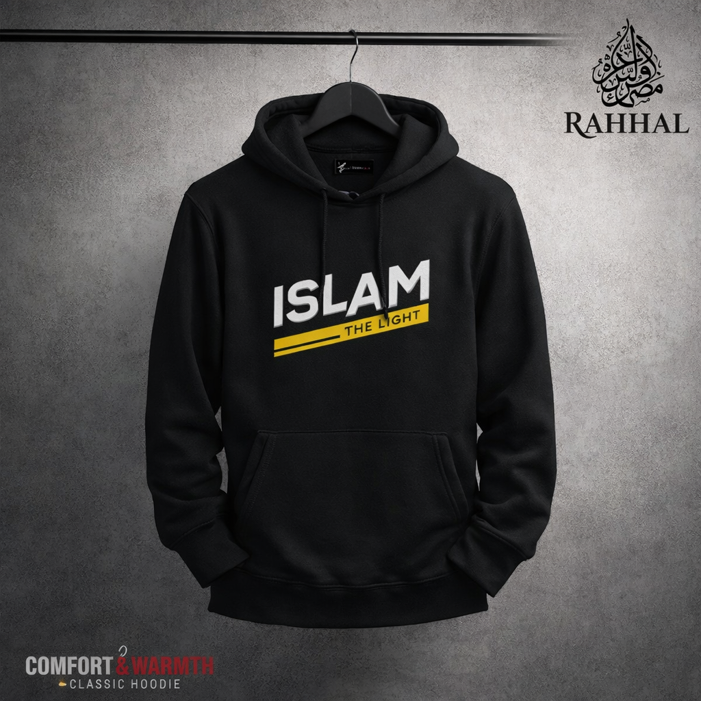 Men's islamic hoodie: Black