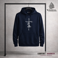 Men's islamic hoodie: Navy blue